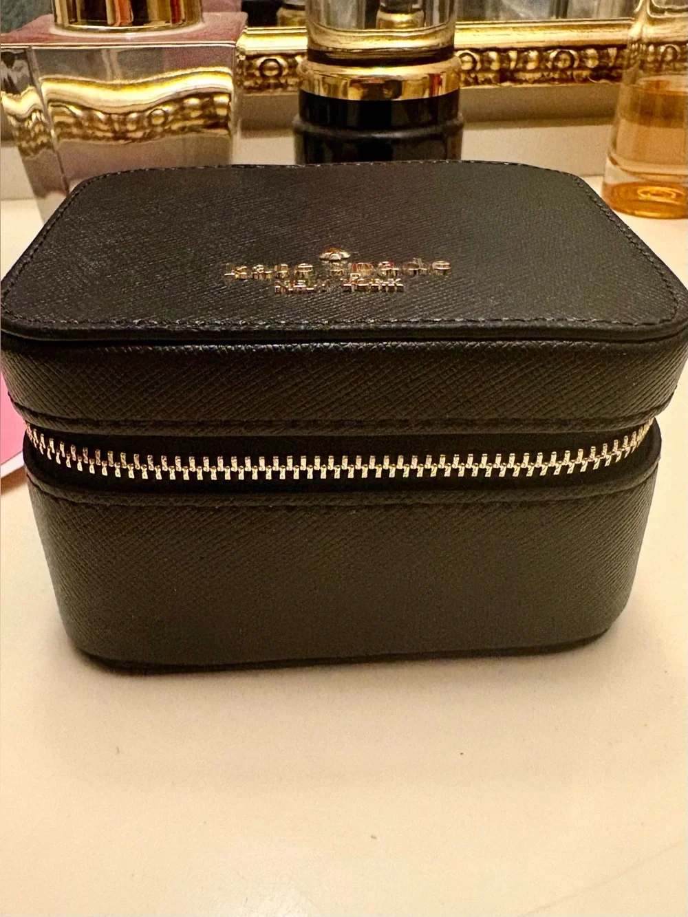 Kate Spade New York Staci Travel Jewelry Box in Black NWT!